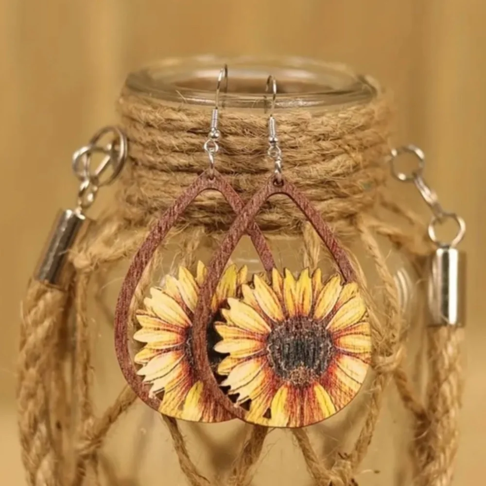 NWT! Thanksgiving & Autumn Wood Pierced Earrings! 1/$9 OR 2/$16 OR 3/$21!